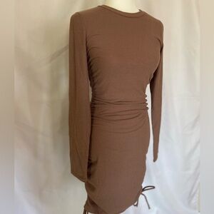 Ribbed Long Sleeve Dress